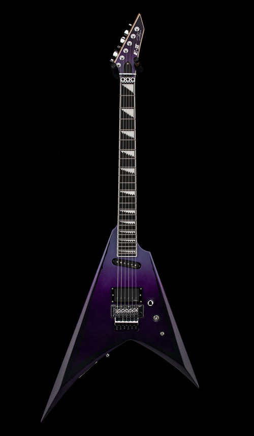 ESP E-II Alexi Ripped - Purple Fade Satin w/ Ripped Pinstripes #ES1715243 (Factory Demonstration Model)